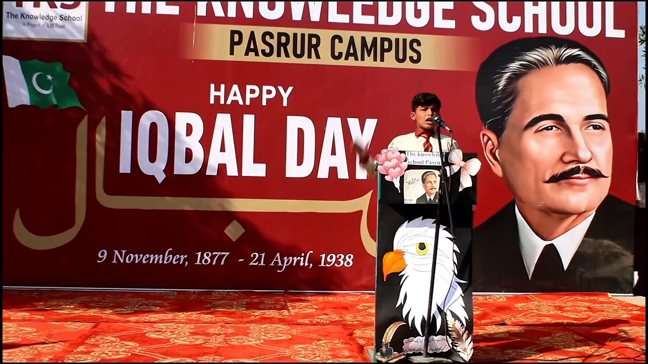 Iqbal day #theknowledgeschool 