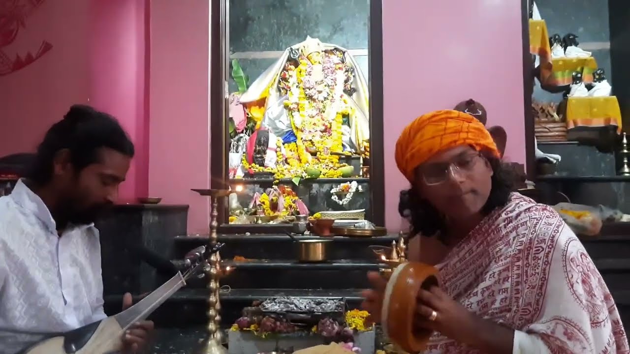 Hriday Sarkar_ Purohitmoshay Dotara Dubki || Electronic City Kali Bari Bangalore #folksong #music 