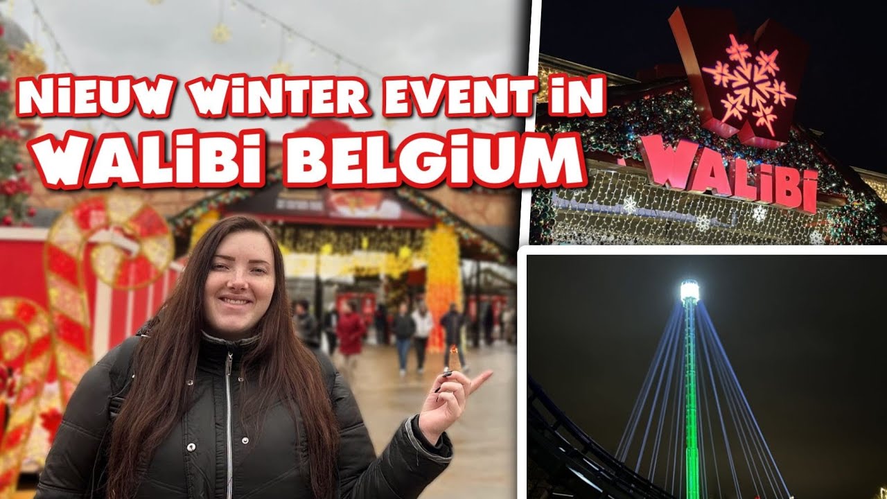 Walibi Belgium [VLOG] Nieuw evenement Walibi Winter bezoeken in Walibi Belgium!