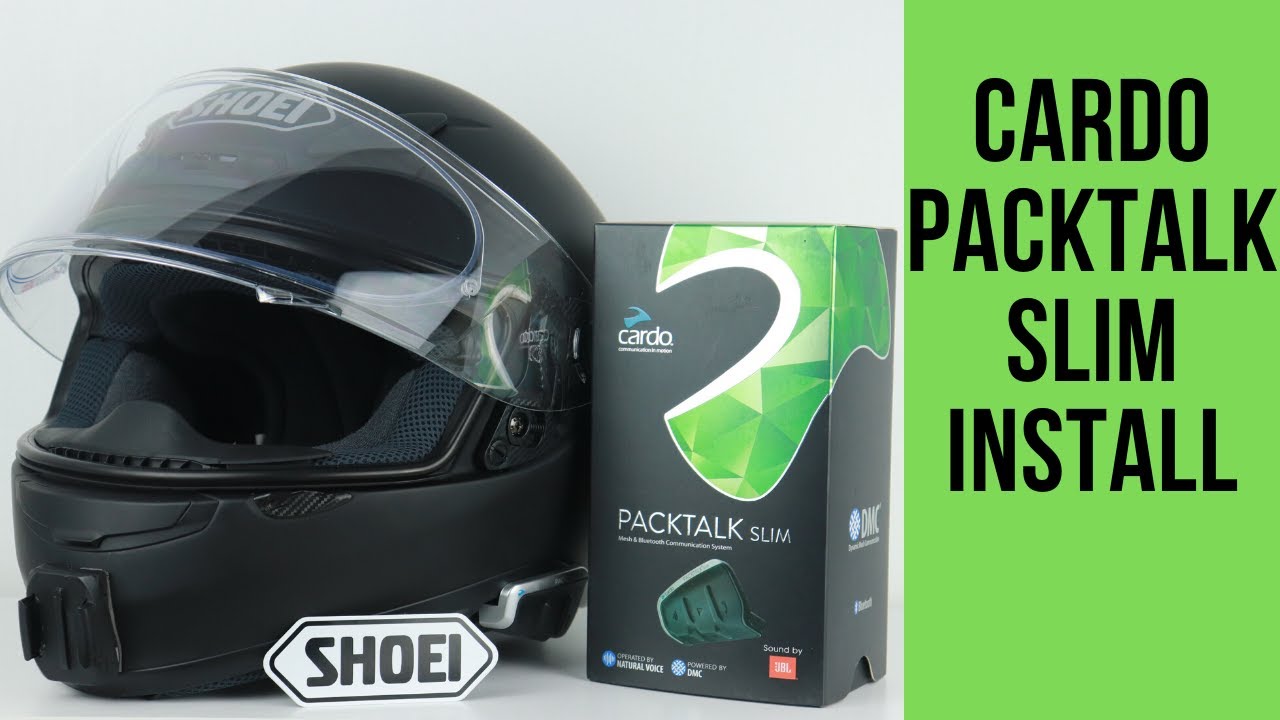DIY Cardo Packtalk Slim Install | Shoei Rf 1200 [ Part 2 ]