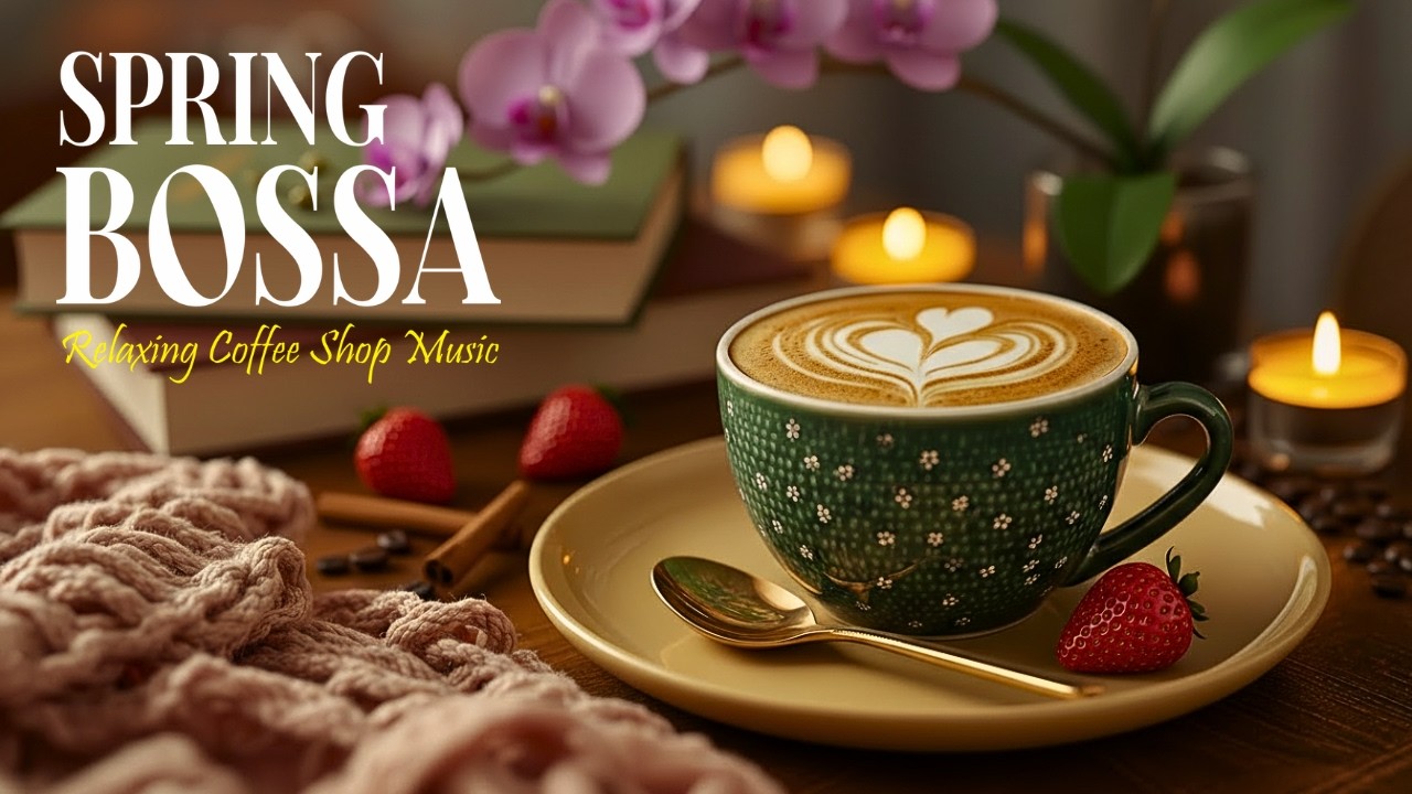 Delicate Spring Coffee Jazz ☕ Warm Café Ambience with Relaxing Bossa Nova to Start Your Day & Focus