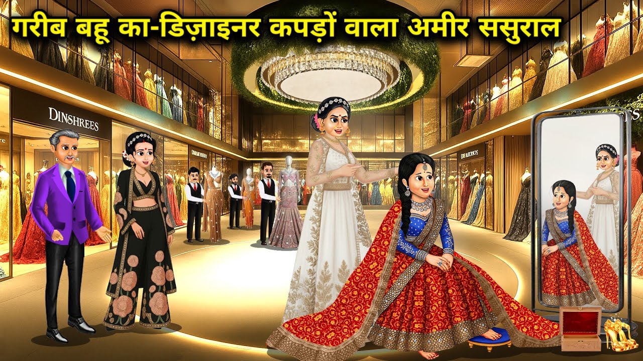गरीब बहु का - डिजाइनर कपड़ों वाला अमीर ससुराल ||The rich in-laws who make the poor daughter-in-la