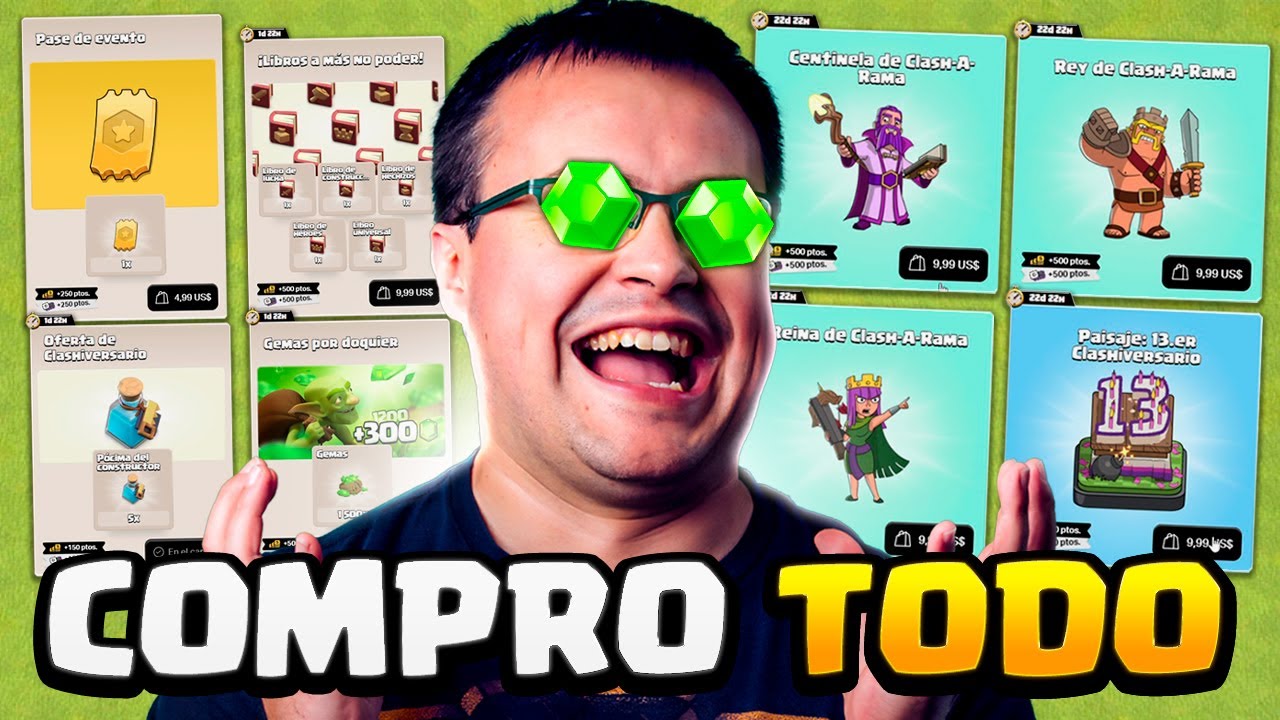 GEMEADA Ofertas de Aniversario de Clash of Clans