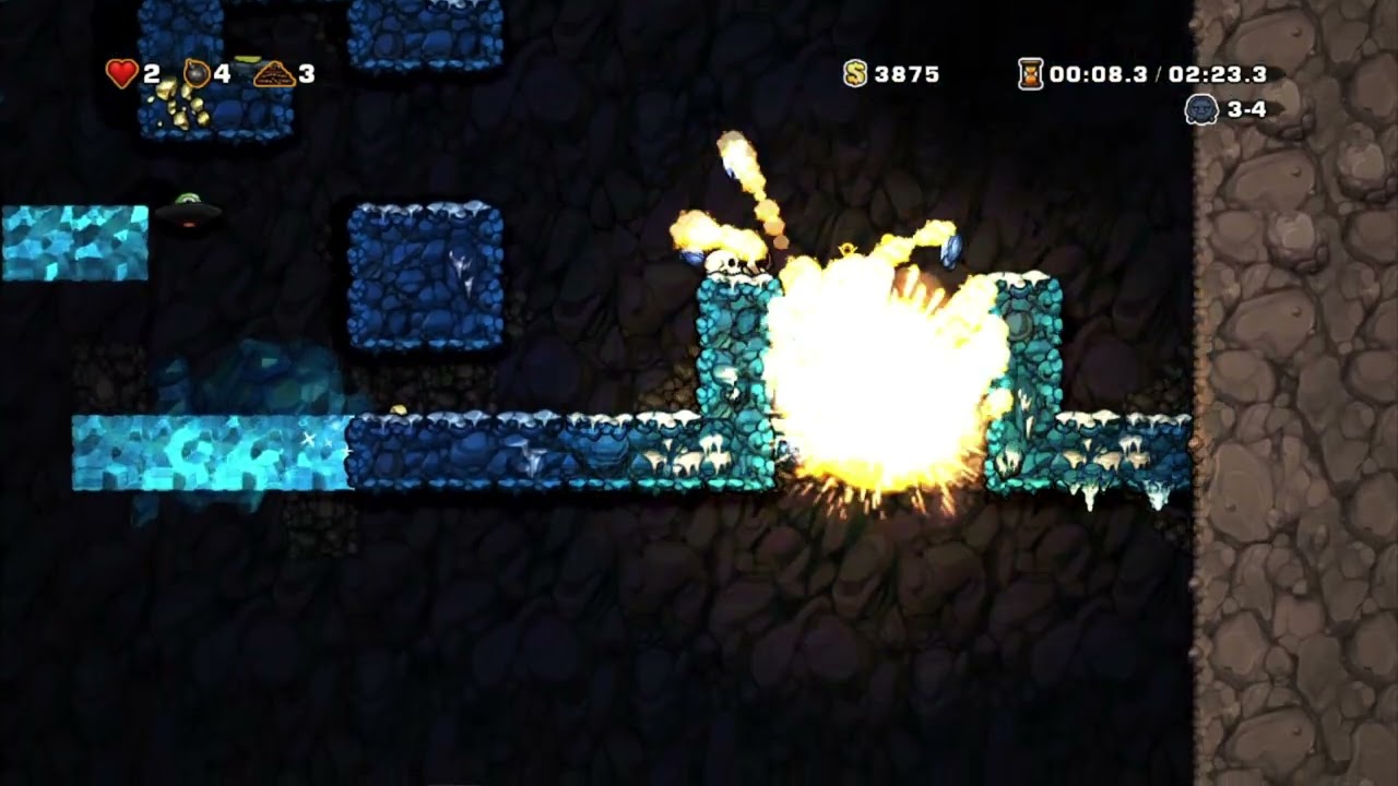 Spelunky low% pb (3:50:244)