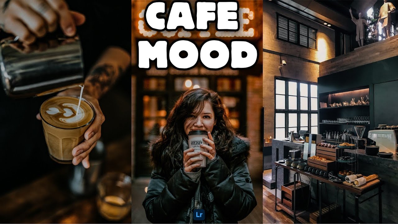 CAFE MOOD - Preset Tutorial | Free Lightroom Mobile Premium Presets | Brown Preset