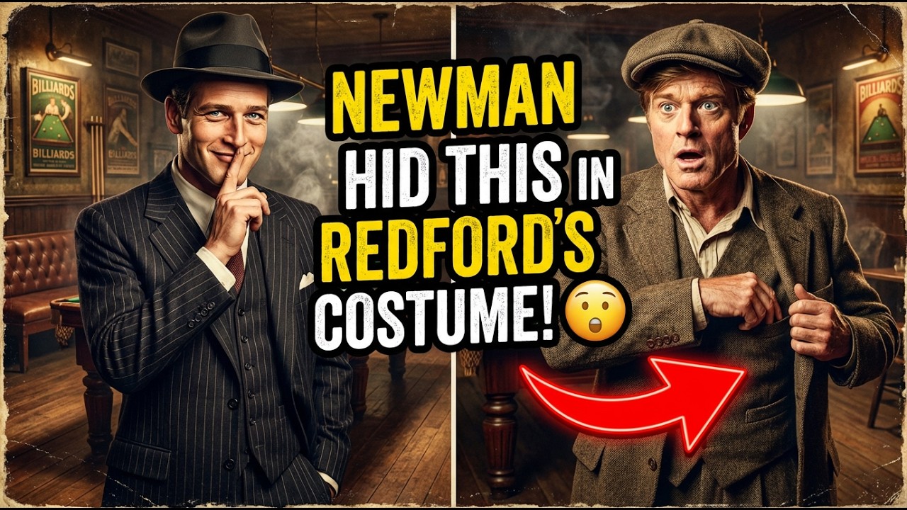 Newman hid THIS in Redford's costume — when he found it, the entire crew lost it #behindthescenes