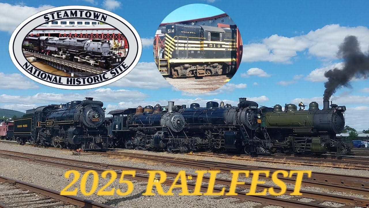 Baldwin Locomotive Works 26: Scranton Limited trains on the 30th Anniversary and 2025 Railfest Day!!