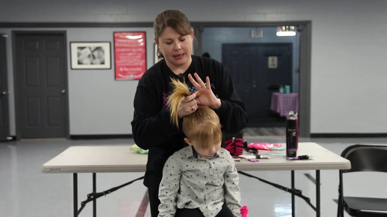Dance Recital Stage Hair Tutorial