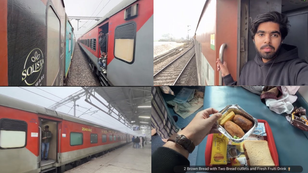 Journey In 20503 - Dibrugarh Rajdhani superfast express train 🚂 | Lucknow to New Delhi | 