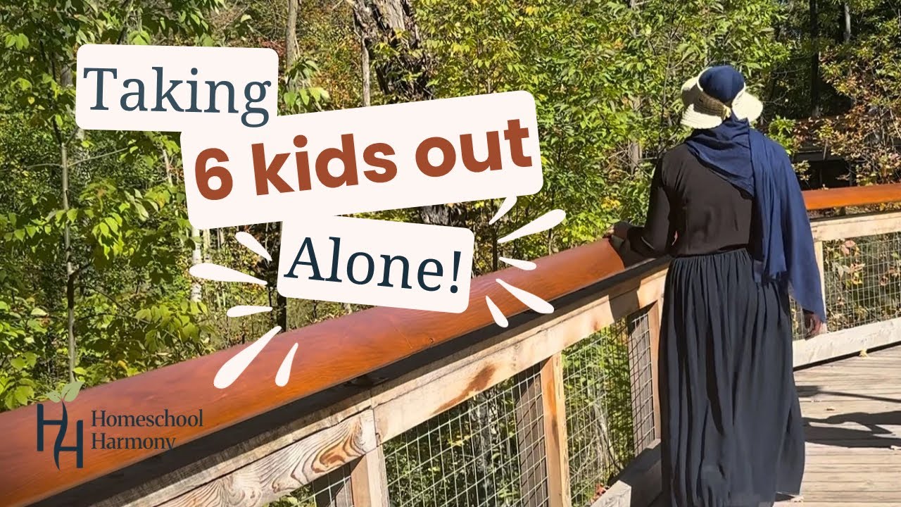 How to manage 6 Kids on a Day Out | Muslim homeschooling Mom of 6