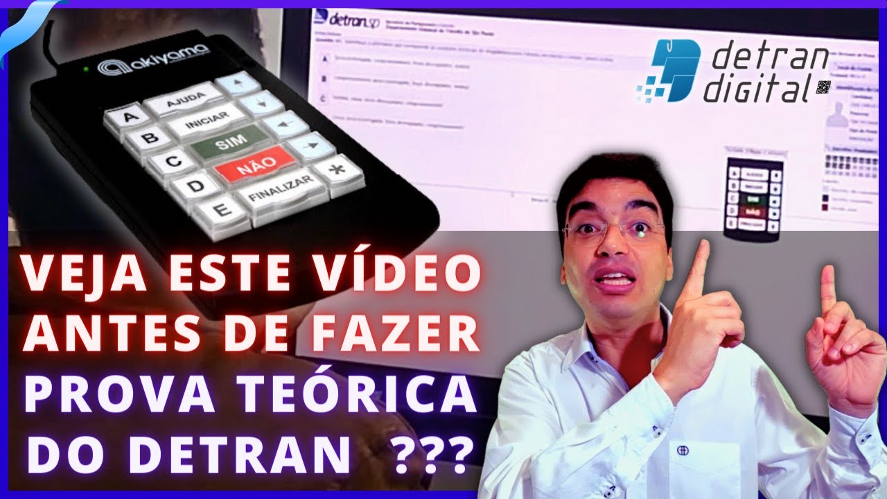 COMO &Eacute; A PROVA TE&Oacute;RICA DO DETRAN SP ?