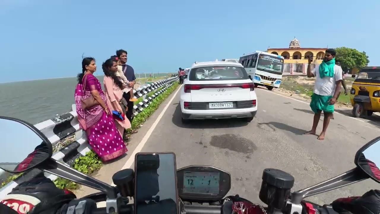 Rameshwaram to Dhanushkodi Last point of India | Ducati Monster 937 Day 3 [RAW ONBOARD POV ASMR] 4K