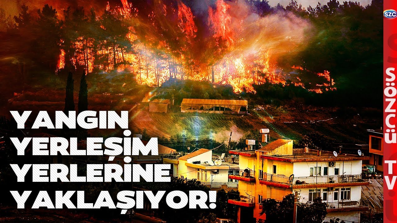 Bursa'da Alevden Göz Gözü Görmüyor! Yangın Yerleşim Yerlerine Yaklaşıyor! Köyler Boşaltılıyor!
