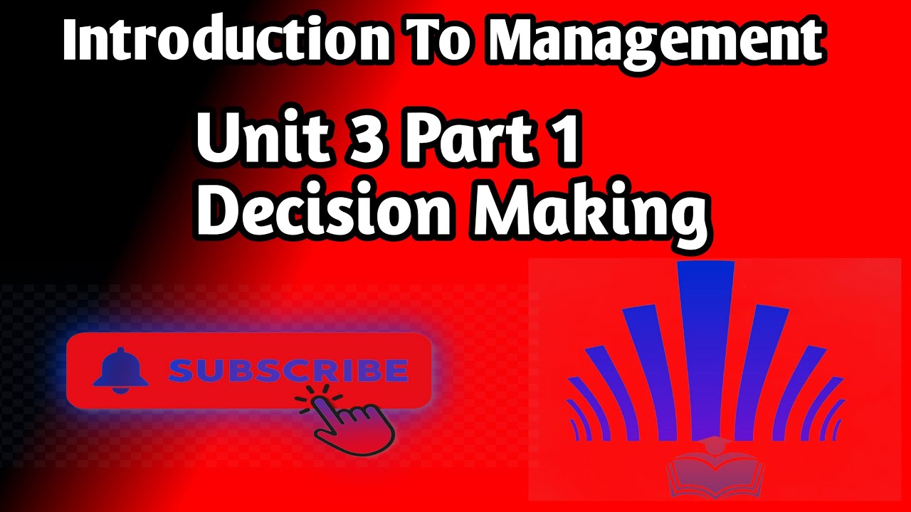 Definition of decision making /management unit 3 part 1 #abel #ethioeducation #abele-learning #MGat
