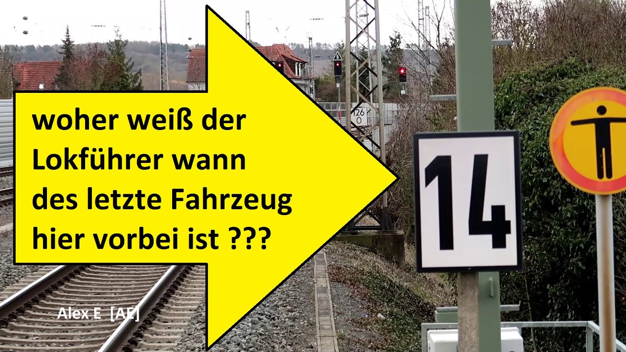 woher weiß der Lokführer wann sein Zugschluss die Restriktion verlassen hat? | FAQ | Alex E