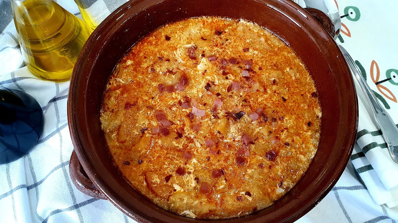 SOPA DE AJO O SOPA CASTELLANA ¡¡¡ en 10 minutos !!!