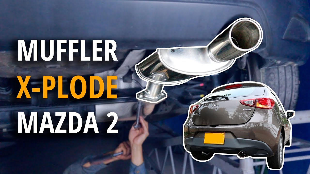 🏎️ Instalando Mofle X-plode en Mazda 2 Skyactiv - Resonador Muffler Tuning | CELERID