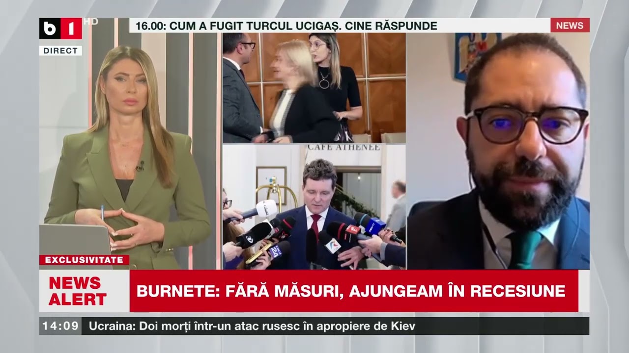 TALK B1 CU G. MIHAI. BURNETE: FĂRĂ MĂSURI, AJUNGEM ÎN RECESIUNE./VÂNĂTOAREA MIGRANȚILOR ÎN SUA.  P3