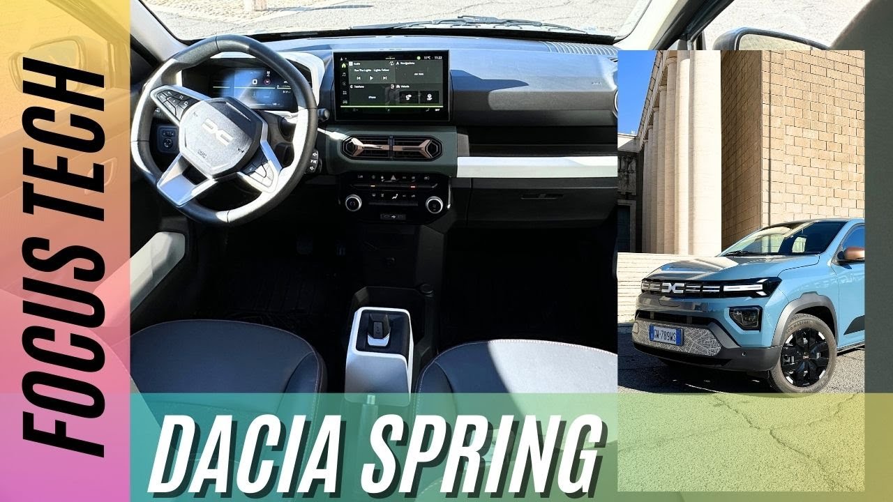 Piccolo genio con qualche rinuncia: Dacia Spring | FOCUS INFOTAINMENT e ADAS