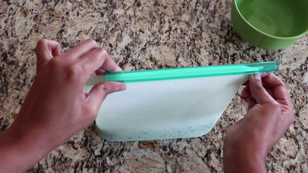 Reusable Silicone Food Bag Ideal for Food containers, Reusable Lunch bag, Organization set.