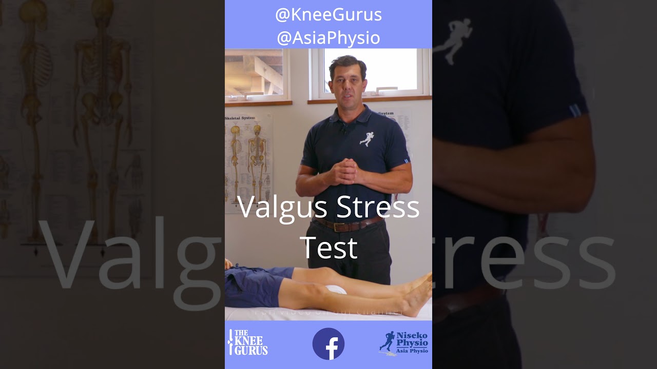 How to do a Valgus stress test #physiotherapy #physio #shorts #kneepain #howto
