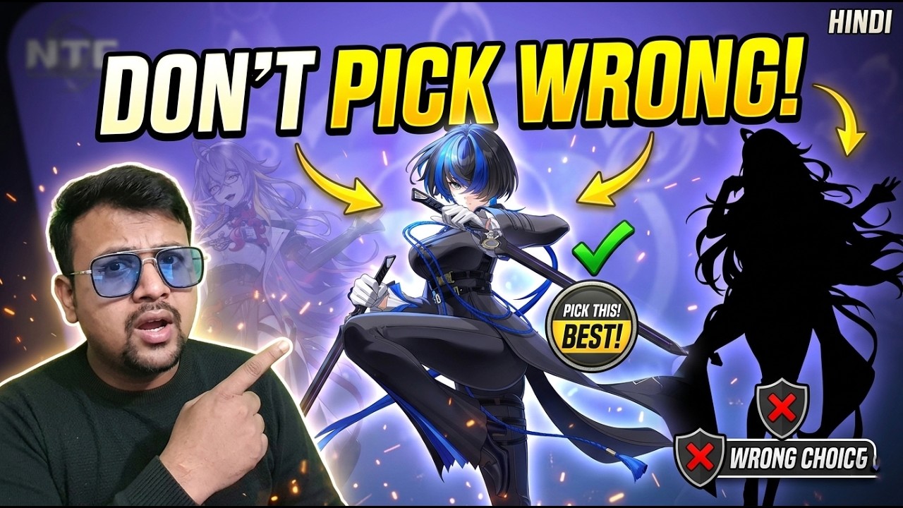 [HINDI] NTE Mobile - Starter Character Picks & Best Team to Start Your Journey😍