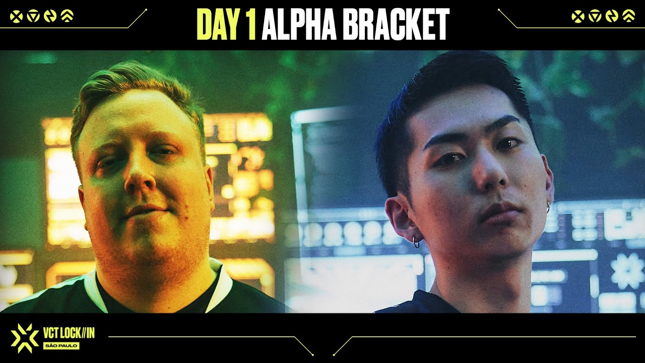 VCT LOCK//IN — Alpha Bracket (Día 1)