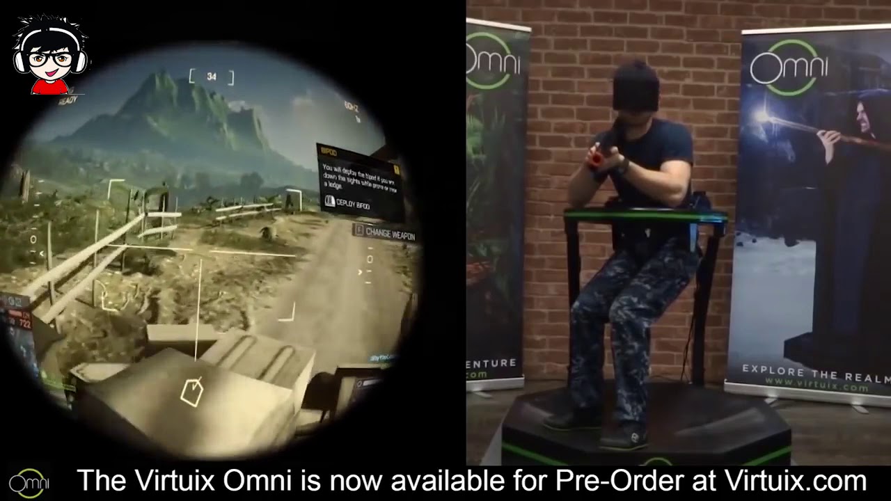 virtuix omni vr platform