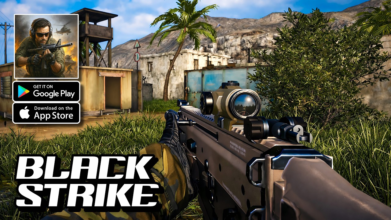 Black Strike Gameplay - Offline FPS Game Android iOS
