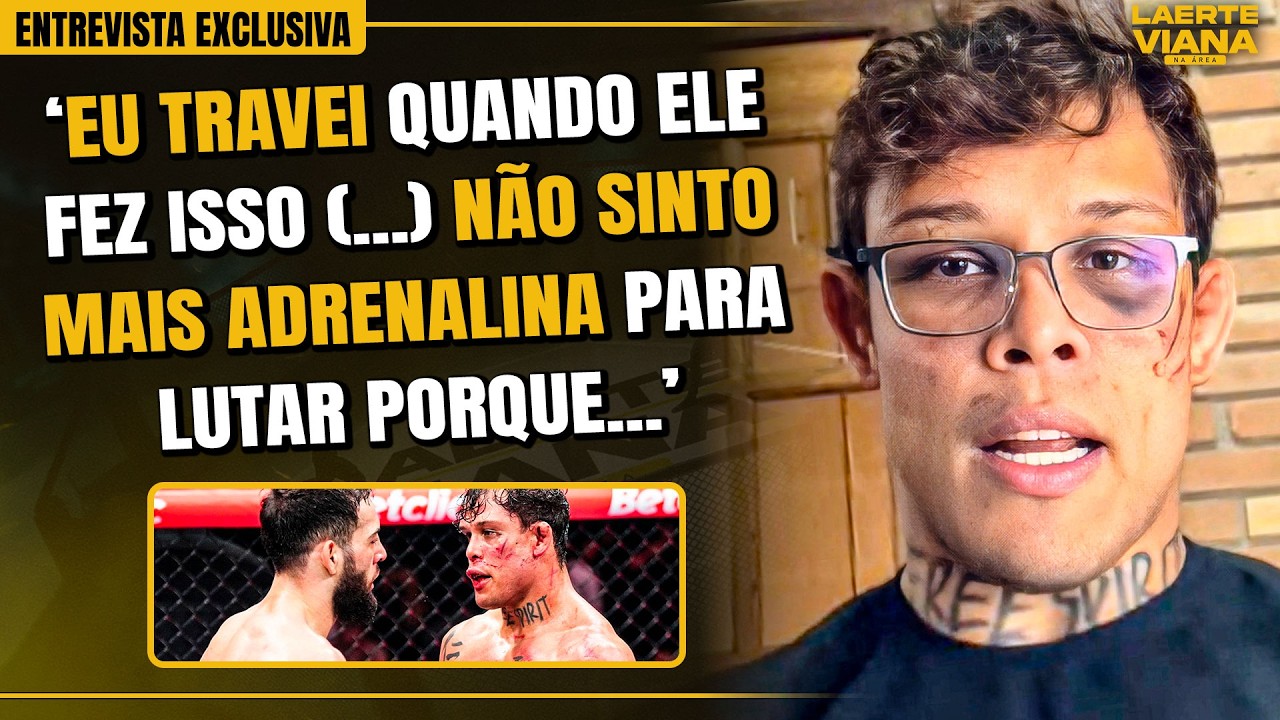 EXCLUSIVO! CAIO BORRALHO ANALISA DERROTA E FAZ FORTE DESABAFO SOBRE FUTURO: 'VOU TER QUE MUDAR ISSO'