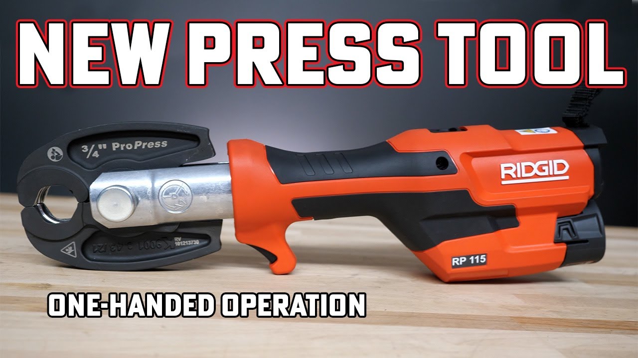 Мини-пресс-инструмент RIDGID RP115 — для сантехники, 1/2