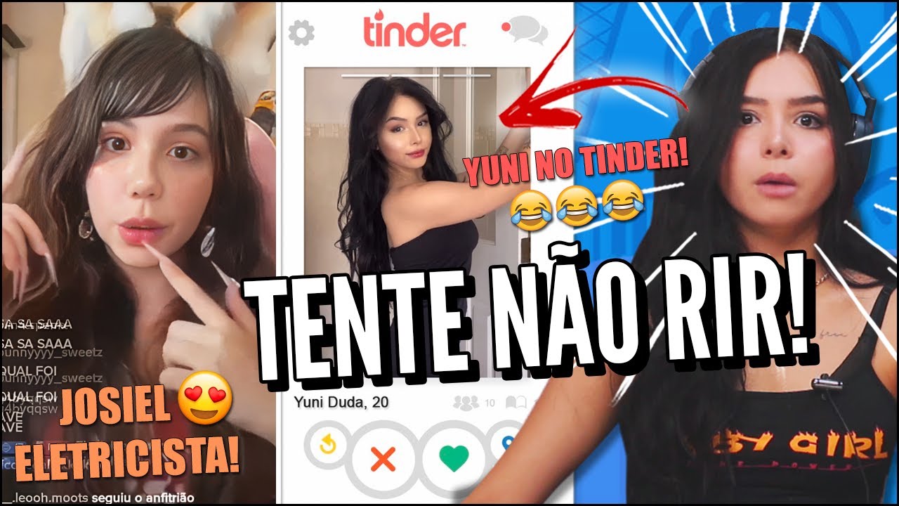 EIS QUE ENCONTRAM A YUNI NO TINDER - OS MELHORES TIK TOK DE COMÉDIA - TENTE NÃO RIR (JOVENS REAGEM)