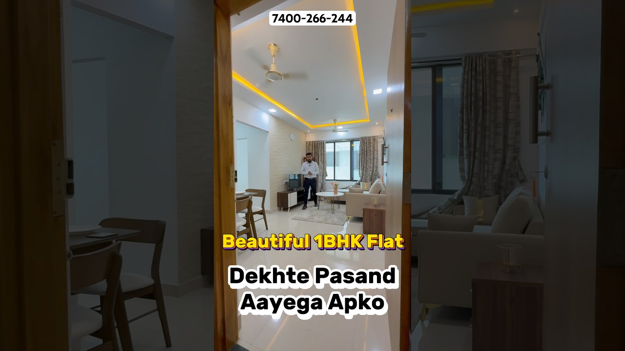 1 BHK Beautiful Flat For Sale in Neral Near By Station Maha RERA Approved 7400-266-244 #neral