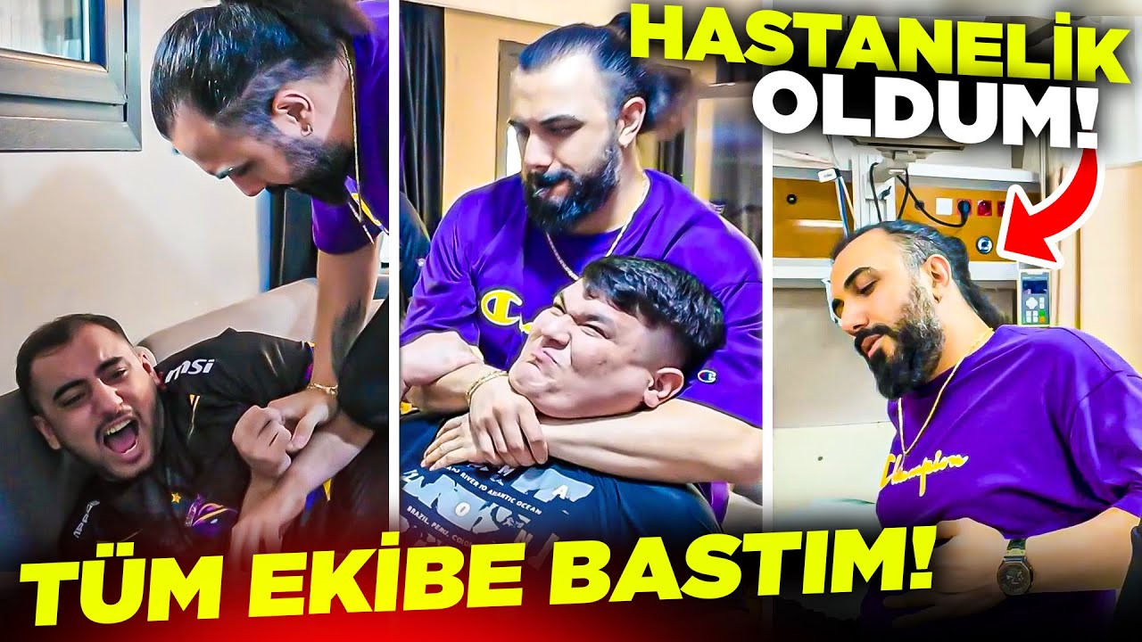 İSTANBULDA TÜM EKİBE BİRDEN BASIP HASTANELİK OLDUM!! 😓 SAKATLANDIM! (BÜYÜK KIŞKIRTMA)
