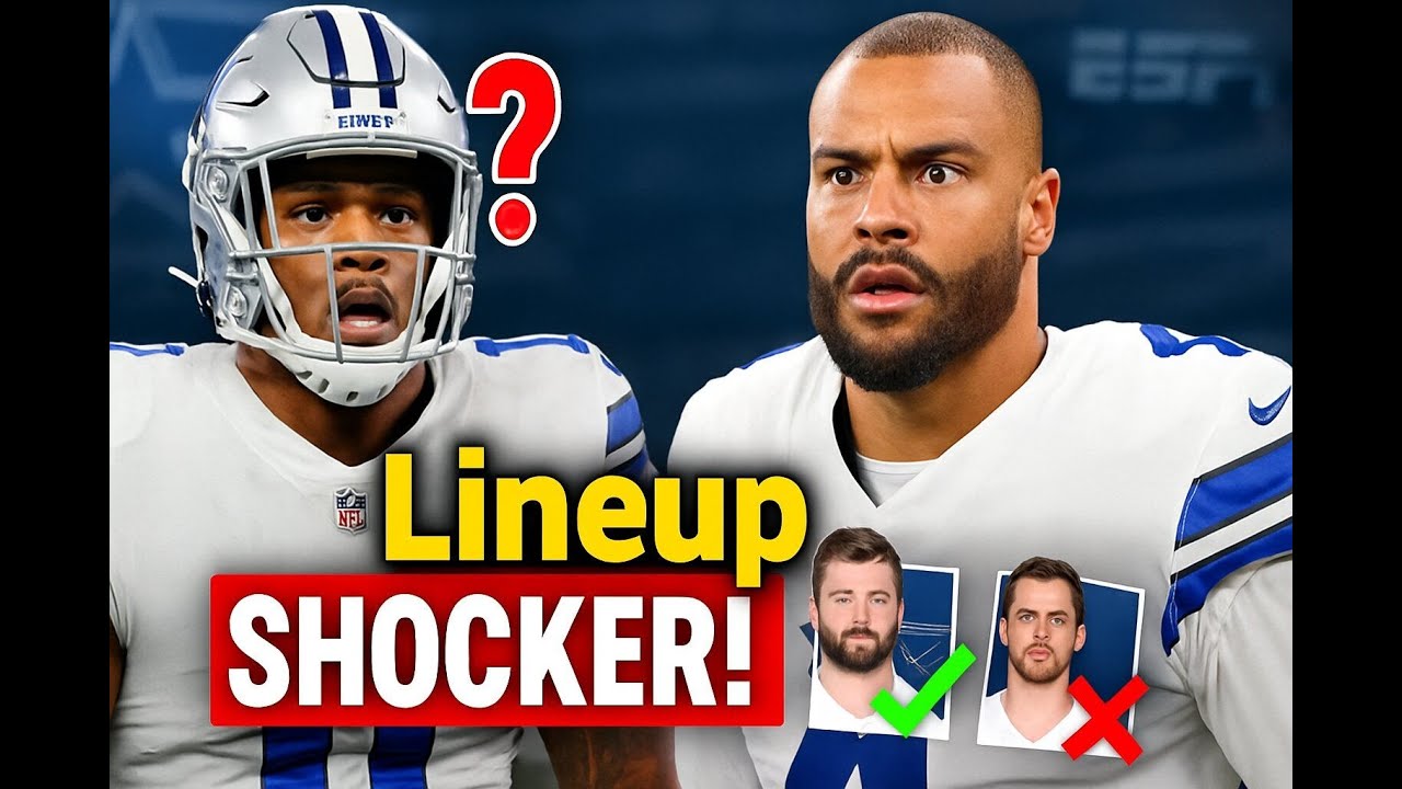 ESPN Reveals Unexpected Dallas Cowboys Starting Lineup!
