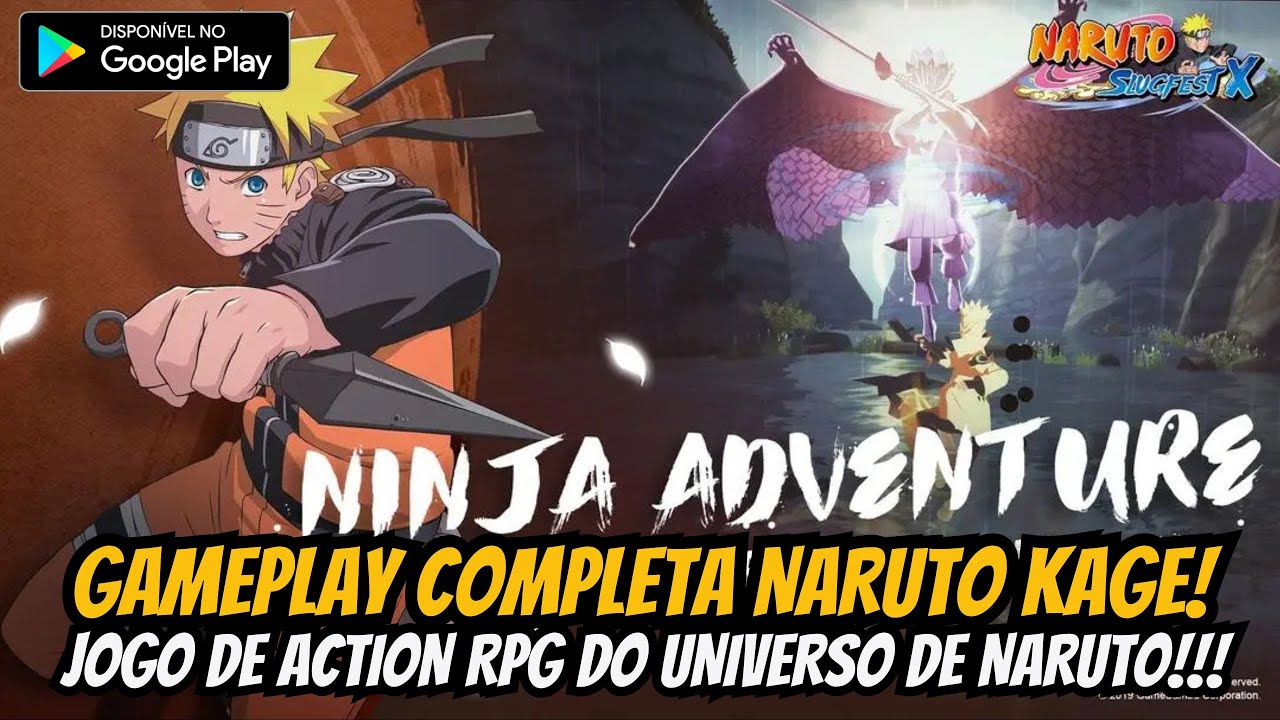 ⭐GAMEPLAY NARUTO KAGE JOGO DE ACTION RPG COM GRÁFICOS INCRÍVEIS E ÓTIMA JOGABILIDADE NA PLAYSTORE!⭐