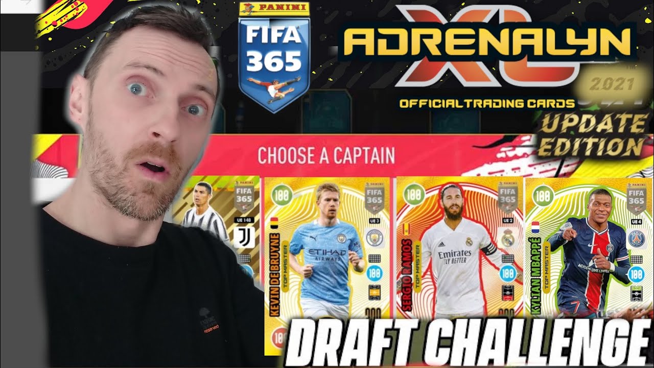 DRAFT CHALLENGE WIDZ&Oacute;W JEST MEGA KARTA!!! FIFA 365 2021 UPDATE UDITION PANINI