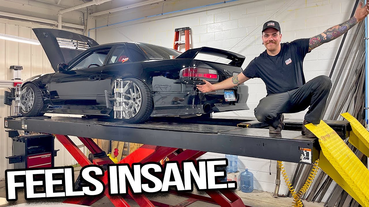 JZ S13 Coupe gets full boost and it’s first proper alignment!