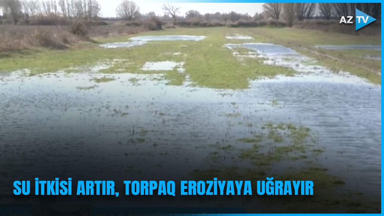 Torpaq məcralı kanallara görə suvarma mövsümündə çətinliklər yaşanır
