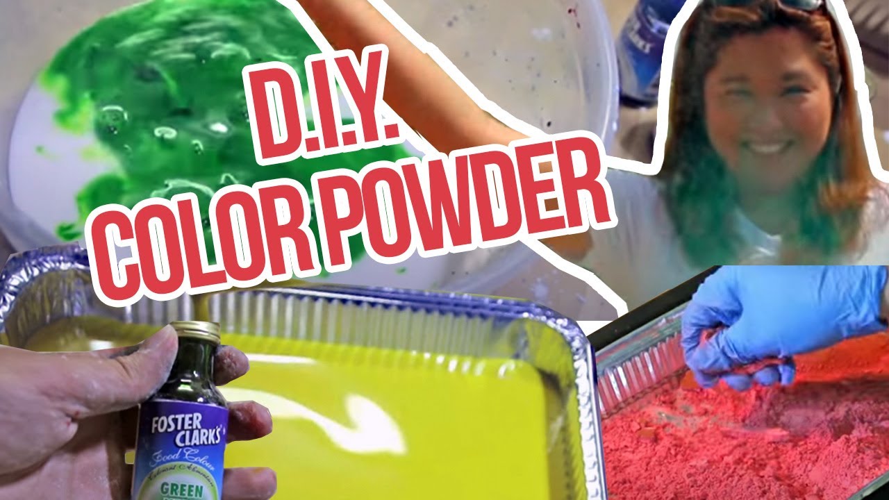 DIY COLOR POWDER