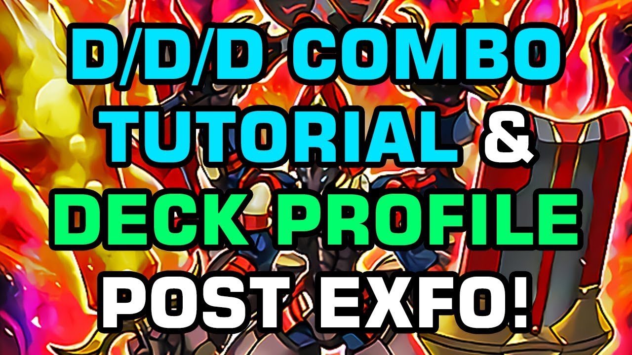 Yu-Gi-Oh! 5 D/D/D Combos Tutorial & Deck Profile POST EXFO!