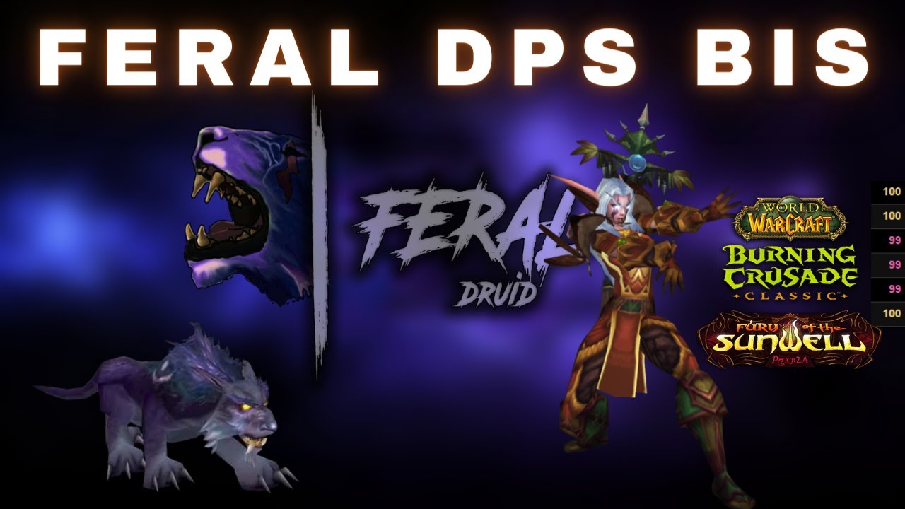 Feral Druid DPS Phase 5 BiS (Classic TBC)