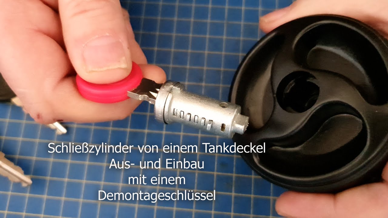 Schließzylinder Aus- / Einbau ZADI Tankdeckel