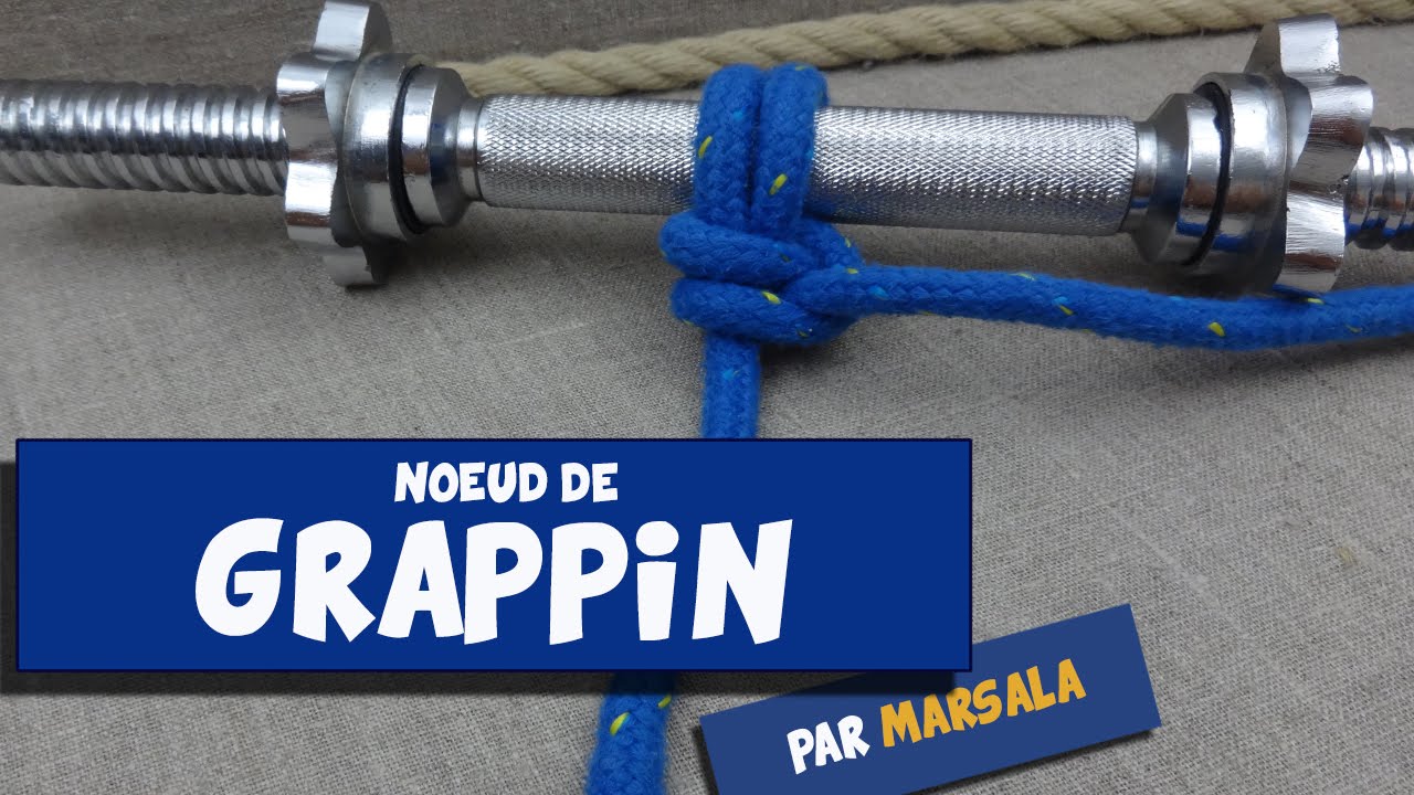 Noeud de Grappin ( noeud d'étalingure, noeud d'ancre ) #Noeud d'Amarrage
