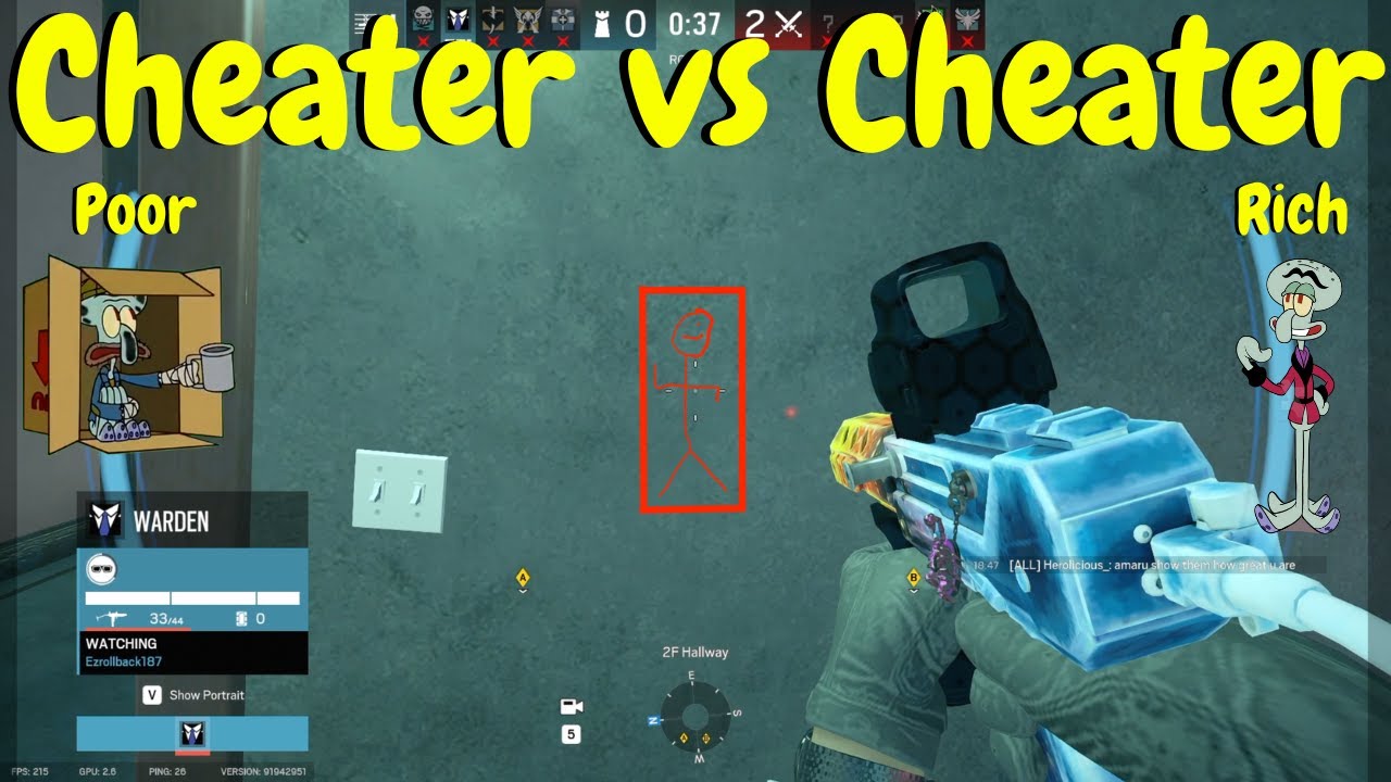 Poor vs Rich Cheats in Rainbow Six X