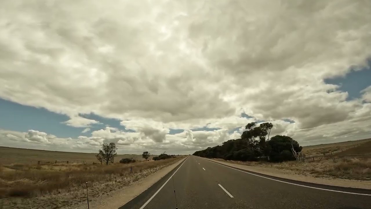 Video 1002 Pink Lakes Near Lake Albert SA to Tailem Bend SA