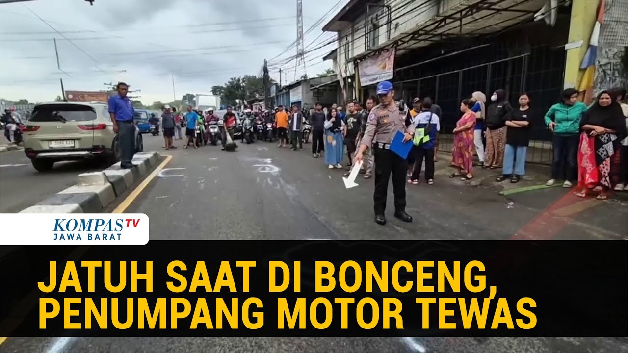 Wanita di Depok Meninggal Terjatuh Usai Motor Senggol Angkot