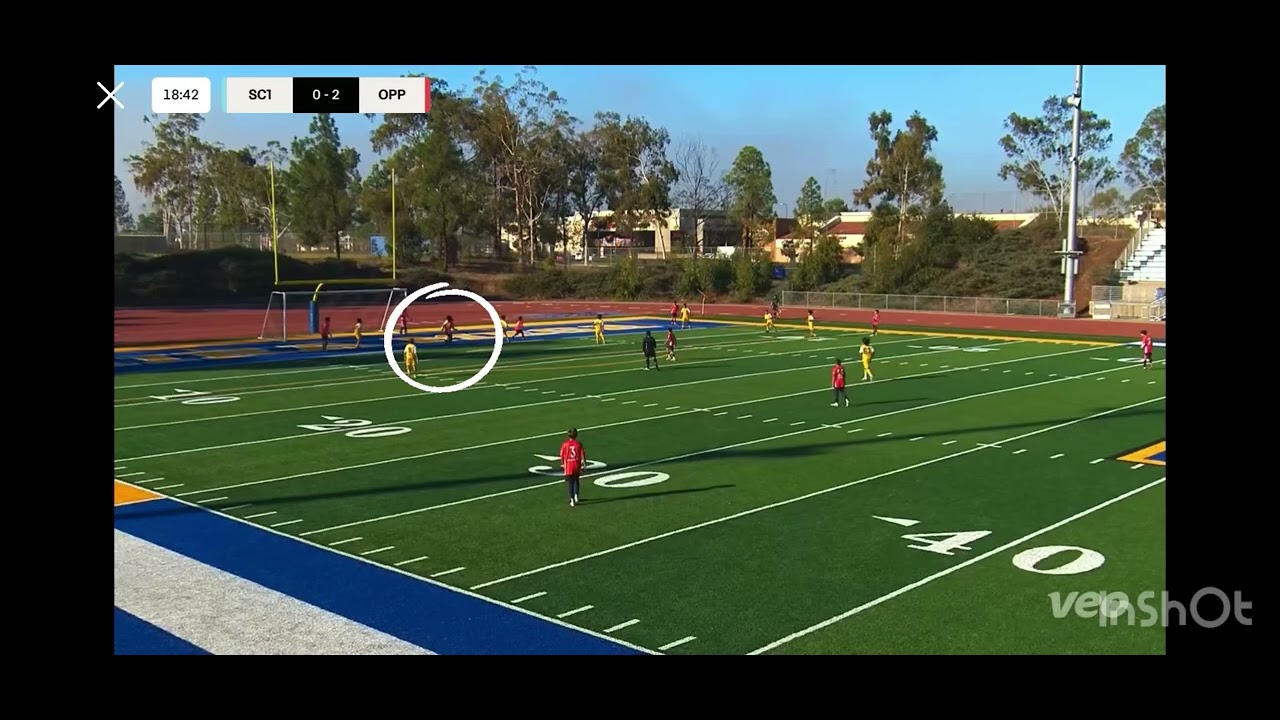 ECNL LEAGUE 2025-26 first half of the season goals 