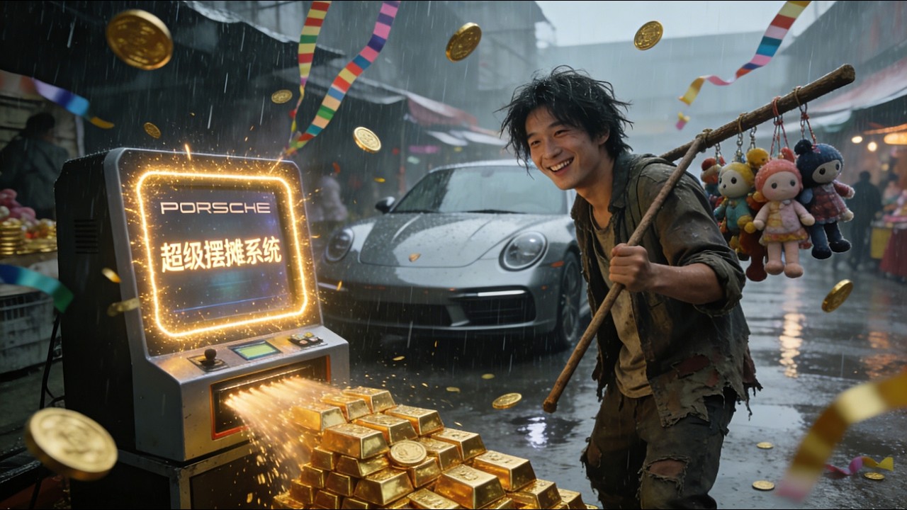 【完結】🔥擺攤也能成首富？賺 1 元就返 1000 元，窮小子憑系統逆襲，財富愛情雙豐收！