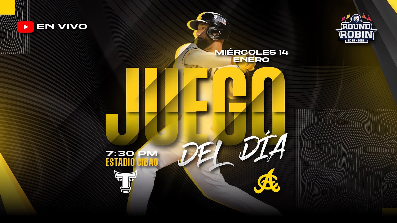 TOROS DEL ESTE VS ÁGUILAS CIBAEÑAS | ESTADIO CIBAO | 14 DE ENERO 2026
